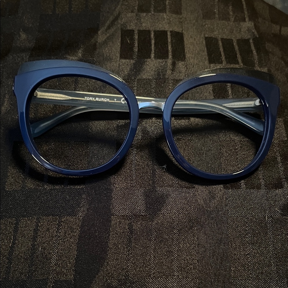 Tory Burch Navy Blue Women’s Round Glasses